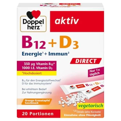 Abbildung von Doppelherz B12 + D3 Direct 20 St