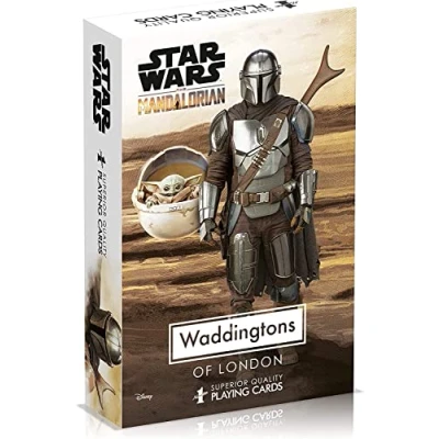 Abbildung von Winning Moves WM00864 EN1 12 2021 The Mandalorian Set, Spiel mit 54 Karten Star Wars