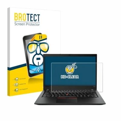 Abbildung von BROTECT Schutzfolie für Lenovo ThinkPad T490s Displayschutz Folie Ultra Klar