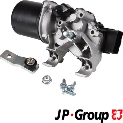 Abbildung von JP GROUP 4098200100 Scheibenwischermotor 12 vorne für Linkslenker NISSAN: Qashqai / Qashqai+2 I