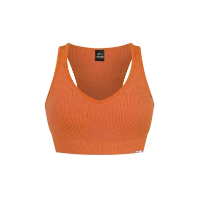 Abbildung von Smilodox Amaze Sportbh mit mittlerer Stützkraft, Damen, Größe: XS, Orange