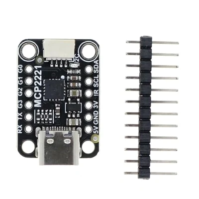 Abbildung von MCP2221A USB zu GPIO ADC I2C Interface Converter Module, MRS171A Schnittstellenkonvertermodul