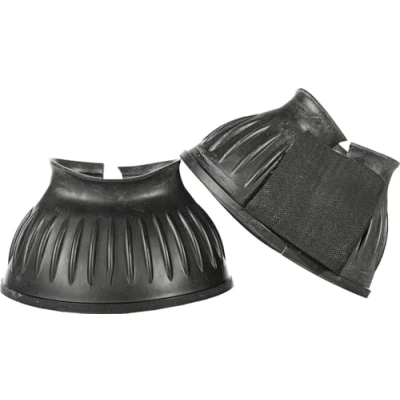 Abbildung von HKM 8605 Springglocken Atlanta, Gummispringglocken Gummi Hufglocken, Schwarz, XXL