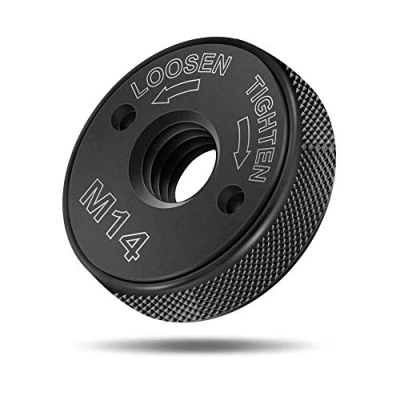 Abbildung von Ventvinal Schnellspannmutter SDS Clic M14, für alle Winkelschleifer von AEG, Black &amp; Decker, Dewalt, Flex, Hitachi, Metabo, Makita etc.(1x spannmutter), Schwarz