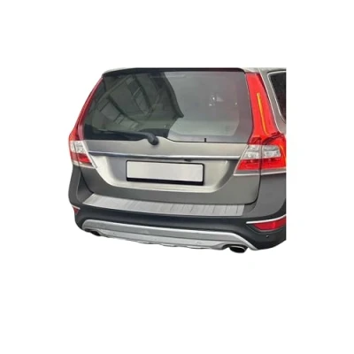 Abbildung von OMAC Ladekantenschutz Stoßstangenschutz kompatibel mit Volvo XC70 2013 2017 Edelstahl Silber