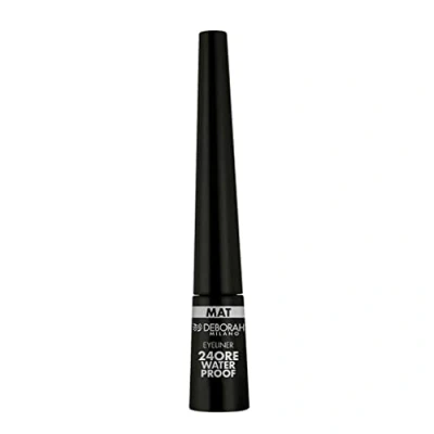 Abbildung von Deborah Milano Eyeliner, 24 Stunden, wasserfest, mit langem Halt und ohne Transfer, verleiht den Augen ein Finish Mat Ultra Präzision, Schwarz, 2,9 g