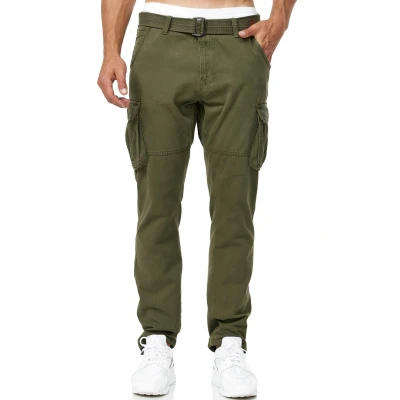 Abbildung von Indicode Jeans William Cargohose, Herren, Größe: Medium, Army