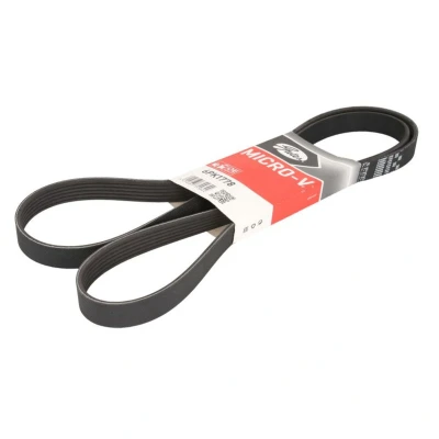 Abbildung von GATES 6PK1778 Keilrippenriemen 1778 6 Polyester, EPDM (Ethylen Propylen Dien Kautschuk) RoadMax Value Line MERCEDES BENZ: C Klasse Limousine