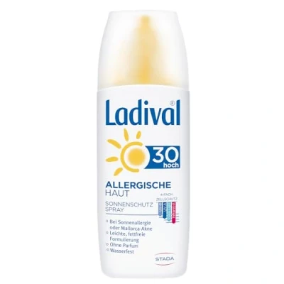 Abbildung von Ladival Sonnenschutz Allergische HAUT Sonnencreme Spray LSF 30 Sonnenschutz, Größe: 150 ml,