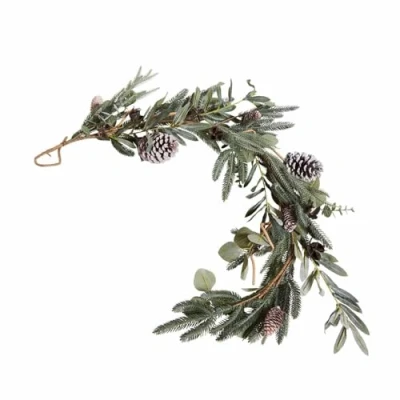 Abbildung von Loberon Girlande Rosella, echte Zapfen, natürliche Optik, Festdekoration, Weihnachtsdekoration, Weihnachten, Kunststoff, Tannenzapfen, grün/braun