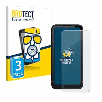 Abbildung von BROTECT Entspiegelungs Schutzglas für Gigaset GX4 / Pro (3 Stück) Schutz Folie Panzerfolie Glas Matt [Extrem Kratzfest 9H, Anti Reflex]