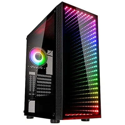Abbildung von Kolink PC Gehäuse VOID RIFT Midi Tower Gaming Gehäuse, Schwarz
