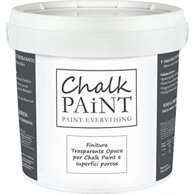 Abbildung von Chalk Paint Everything® Finish für transparent matt extra strapazierfähig Schützen Sie Ihre Arbeit (5 l)