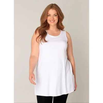 Abbildung von Base Level Curvy Longshirt &quot;Abbigale&quot;, Leicht ausgestellte A Form