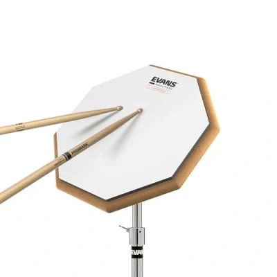 Abbildung von Evans RealFeel Attacktile Drum Pad Übungspad UV beschichtetes 1 seitig, Scholastic Kit 10 Zoll