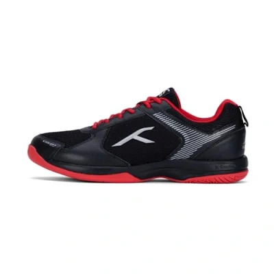 Abbildung von hundred Non Marking Professional Badminton Schuhe Badmintonschuh (Inhalt des Pakets: 1 Paar Schuhe, Gummisohle, indoor Badminton) Suitable for tennis/squash/table tennis/basketball &amp; padel
