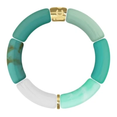 Abbildung von ICE Jewellery Bella Armband Green Shades modisches mit Grüntönen für Damen, Einheitsgröße, Acryl, Acryl