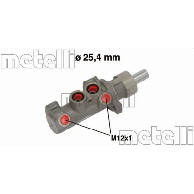 Abbildung von METELLI 05 0642 Hauptbremszylinder 25,40 Aluminium FORD: Transit Mk5 Kastenwagen
