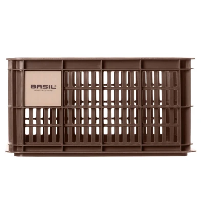 Abbildung von Recycelter Fahrradkasten Basil Crate S 17.5 Liter 29 X 39 20 Cm Brown