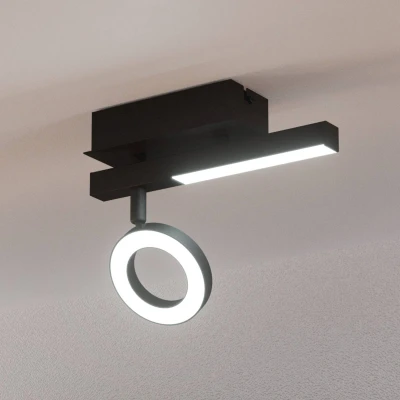 Abbildung von Eglo 900513 Spotleuchte CARDILLIO 2 Kunststoff satiniert LED 1X3,2W;1X2,2W 3000K L:22.5cm B:6.5cm H:16.5cm