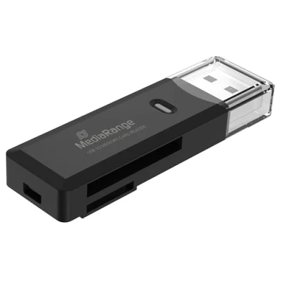Abbildung von MediaRange USB Kartenleser schwarz