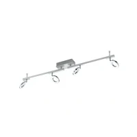 Abbildung von Eglo 96182 Spot Cardillio 1 in alu, chrom und satiniert 4X3,2W 2X3,3W L:98,5cm