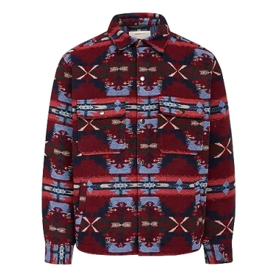 Abbildung von Redefined Rebel AMAR Leichte Jacke, Herren, Größe: XL, Red aztec