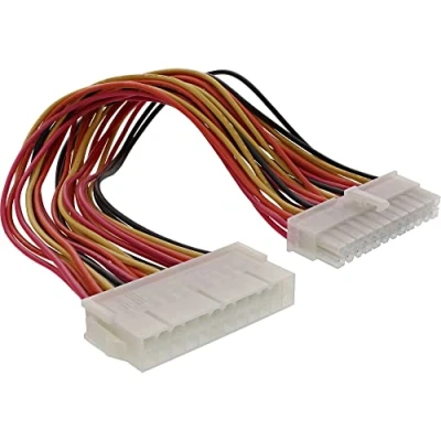 Abbildung von InLine 26629K Strom Verlängerung intern, 24pol ATX Stecker / Buchse, Netzteil zu Mainboard, 0,2m