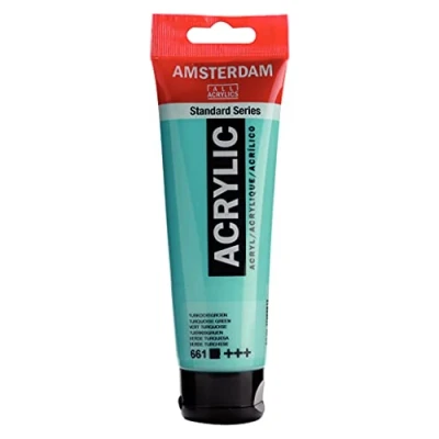 Abbildung von Amsterdam Standard Series Acrylfarbe Tube 120 ml Türkisgrün 661 (17096612)