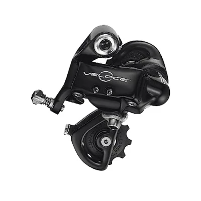 Abbildung von Campagnolo Veloce Schaltwerk, schwarz, 25 x 12 cm