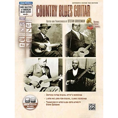 Abbildung von Stefan Grossman&#039;s Early Masters of American Blues Guitar: Country Guitar(incl. CD): (incl. Online Code) (Stefan Grossman’s Guitar)
