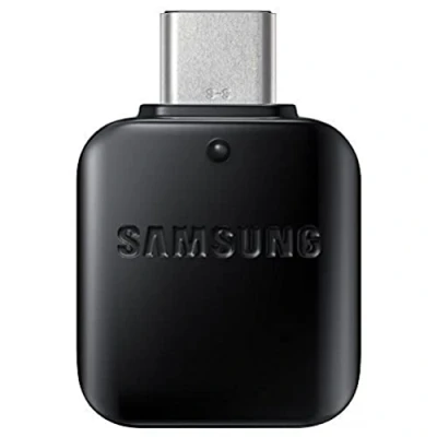 Abbildung von USB auf C Adapter von Samsung Schwarz Kunststoff