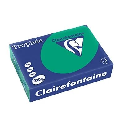 Abbildung von 4 x Clairefontaine Kopierpapier Trophee A4 210g/qm VE=250 Blatt tannen