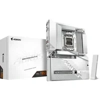 Abbildung von GIGABYTE B850 AORUS Stealth Ice Mainboard Unterstützt AMD Ryzen 9000 Serie CPUs, digitales 14+2+2 Phasen VRM, bis zu 8200 MHz DDR5 (OC), 2 x PCIe 5.0 + 4.0 M.2, Wi Fi 7, 5 GbE LAN