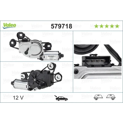 Abbildung von VALEO 579718 Scheibenwischermotor 12 hinten für Links /Rechtslenker ORIGINAL TEIL SEAT: Exeo ST