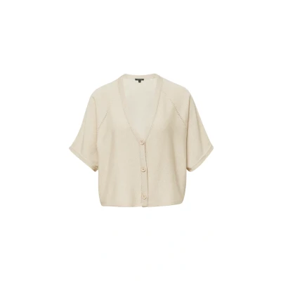 Abbildung von comma Strickjacke, Damen, Größe: Small, Beige