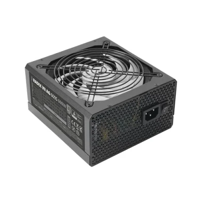 Abbildung von Tacens Radix VII AG 600S, PC Netzteil ATX, 600 W, 10 Jahre Garantie, 80Plus Silber, 87% Effizienz, SMD und DC Technologien, AI RPM 140 mm FDB, japanische TK 105 Kondensatoren, Schwarz