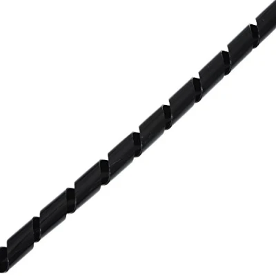 Abbildung von Helos 129257 Spiral Kabelschlauch ø 6 60 mm, 10 m schwarz Kabelmanagement , zuschneidbar, zum Bündeln von Kabeln flexibel einsetzbar