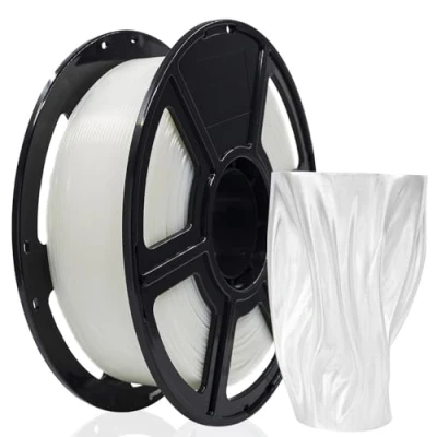 Abbildung von FLASHFORGE 3D Drucker Filament, PLA PRO Filament 1,75 mm, 1 kg Spule, Maßgenauigkeit +/ 0,02 mm für FDM Drucker, bessere Zähigkeit und kein Verknoten (Transparent)