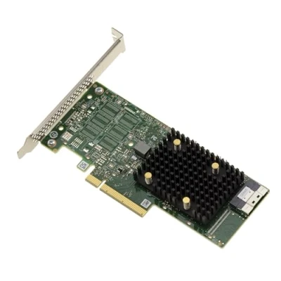 Abbildung von KALEA INFORMATIQUE PCIe 4.0 x8 Trimode SAS SATA NVMe 12GB Controller Karte mit 8 internen Ports OEM 9540 8i Raid 0, 00, 1, 10