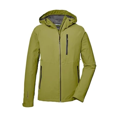 Abbildung von killtec Herren Funktionsjacke ist wasserdicht/Outdoorjacke mit Kapuze KOS 25 MN JCKT, pistazie, XXL, 41314 000