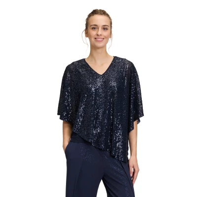 Abbildung von Vera Mont MIT Pailletten Bluse, Damen, Größe: 38, Night sky