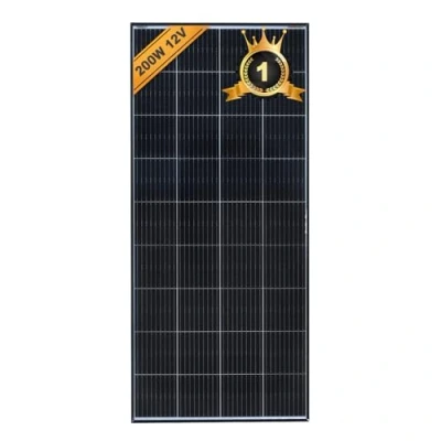 Abbildung von enjoy solar PERC Mono 200W 12V Solarpanel Solarmodul Photovoltaikmodul, Monokristalline Solarzelle Technologie, ideal für Wohnmobil, Gartenhäuse, Boot