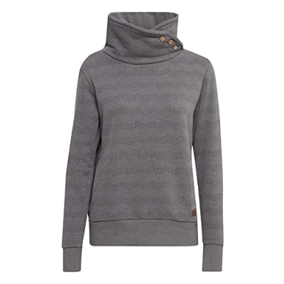 Abbildung von Oxmo Vernita Sweatshirt, Damen, Größe: XXL, Medium grey melange