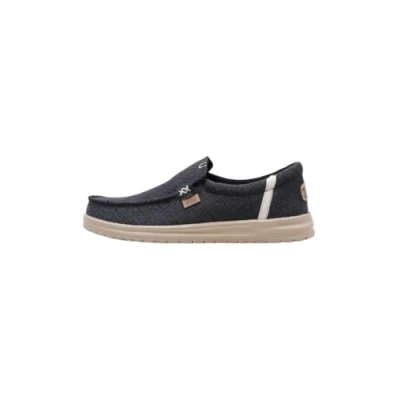 Abbildung von HEYDUDE Mikka Jute Zapatos Estilo Mocasín para Hombre, Black/Irish Cream, 44