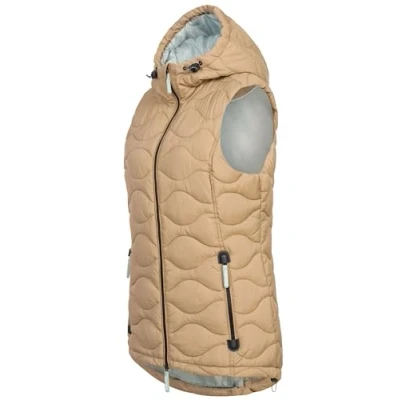 Abbildung von SUBLEVEL Steppweste Damen mit Kapuze Waistcoat Bodywarmer kurze Winter Weste