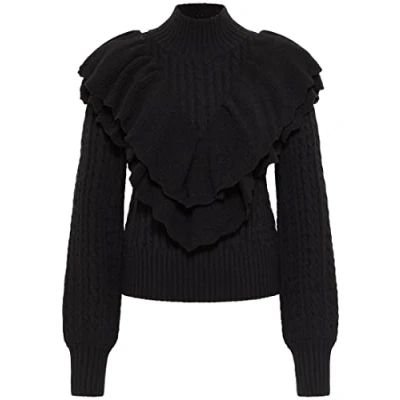 Abbildung von nelice Damen Strickpullover 11025484 NE01, schwarz, XL/XXL
