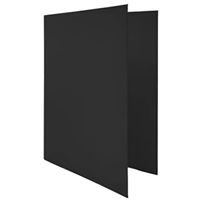 Abbildung von Raylu Paper® 4 x D Ringbuch 25 mm, A4 Ordner mit Ringen zur Aufbewahrung von Dokumenten, Größe 33,5 cm hoch 26 breit und breiter Rücken (schwarz)