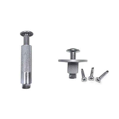 Abbildung von ANKO Planen Bodenanker Versenkbarer Bodenhülse aus Edelstahl 12mm, für Holzflächen, zum Aufschrauben, Pool Schwimmbad Plane