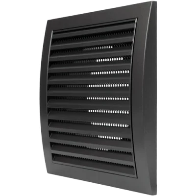 Abbildung von Repa Market Ø125mm / 190mm x Lüftungsgitter mit integriertem Schädlingsschutz, stabil, Lüftungsgitter, HVAC Lüftungsschlitzabdeckung Schwarz (Ø125mm, Anthrazit)